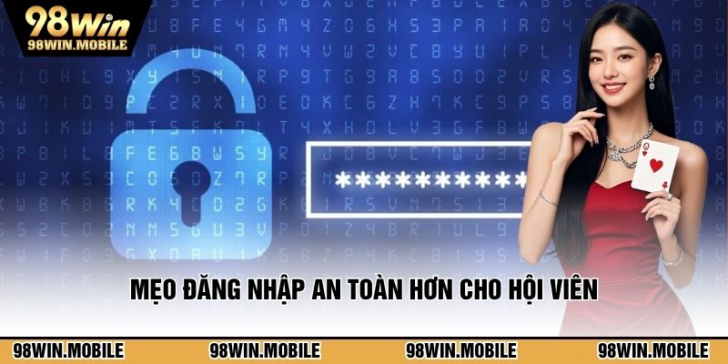 Mẹo đăng nhập an toàn hơn cho hội viên